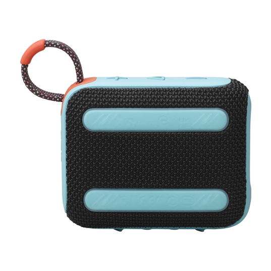 JBL Go 4 - Black and Orange - Ultra-Portable Bluetooth Speaker - Back